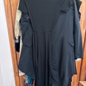 SHEIN Elegant Black Backless Dress